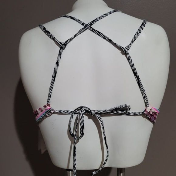 Shade & Shore Boho Pink Push Up Bikini Top - Picture 4 of 9